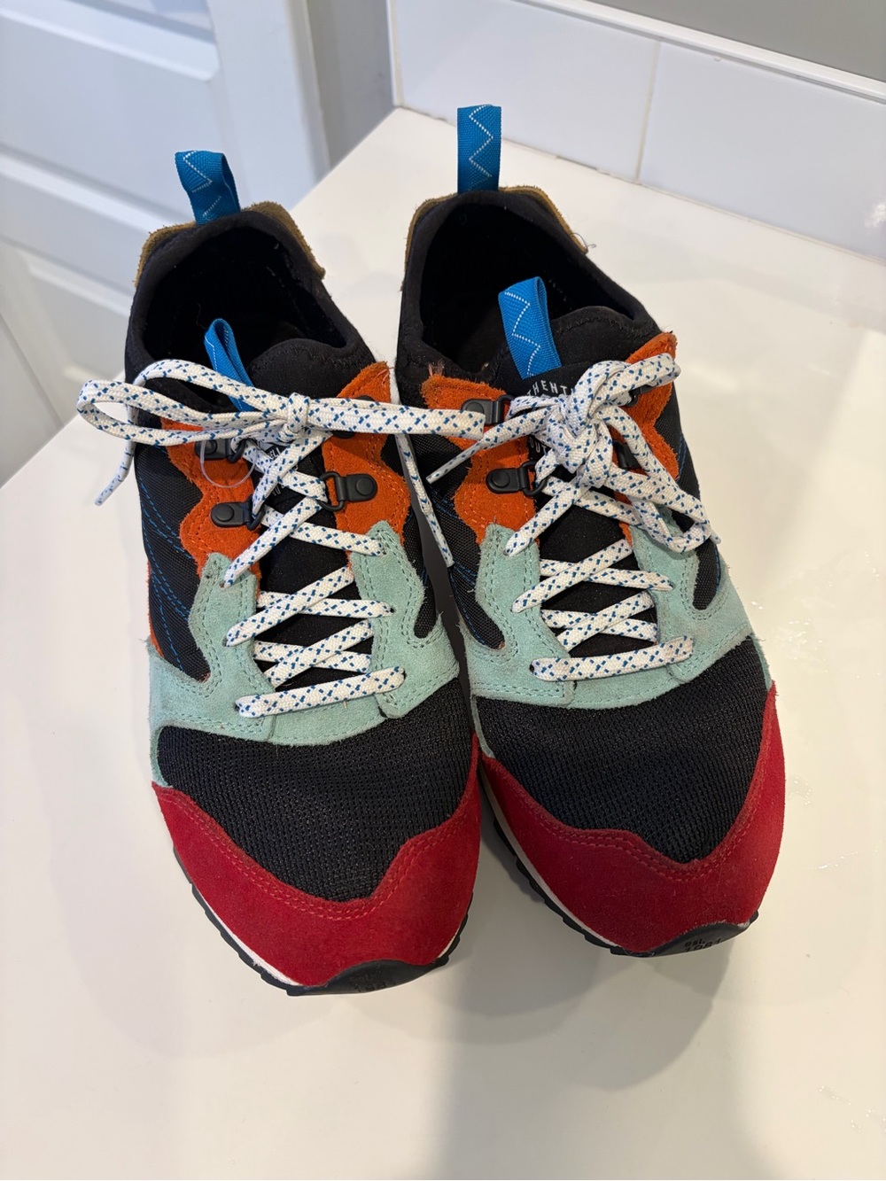 Women’s Merrell Multicolor Casual Running / Hiking Sneakers - Red, Mint & Orange